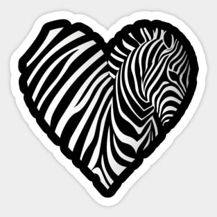 Zebra Kings of Kilimanjaro Sticker